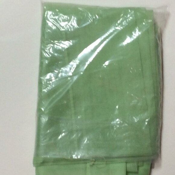 Paris Tailored Curtain Panel Apple Green 56" x 72" Sheer New - Picture 5 of 9